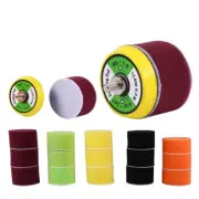 16 Pcs 2" Waxing Buffing Polishing Pads Car Clearing Tools+ M6 Drill Adapter for