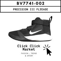 NIKE Precision III Flyease 黑 白 懶人鞋 男鞋 籃球鞋 BV7741-002 【CCM】