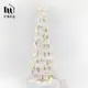 【好物良品】150x45cm_北歐收納折疊式聖誕樹落地燈/ 150x45cm/ 金色＋粉色