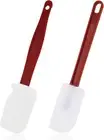 2pcs Silicone Baking Spatula, Heat Resistant Silicone Baking Spatula Scraper
