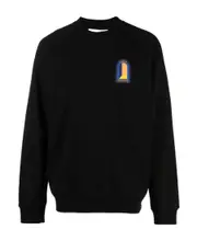 L'Arche de Nuit print sweatshirt M Black