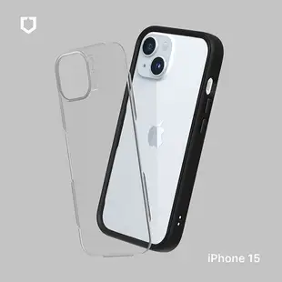 RHINOSHIELD 犀牛盾 iPhone 15 6.1吋 Mod NX 防摔邊框背蓋兩用手機保護殼黑