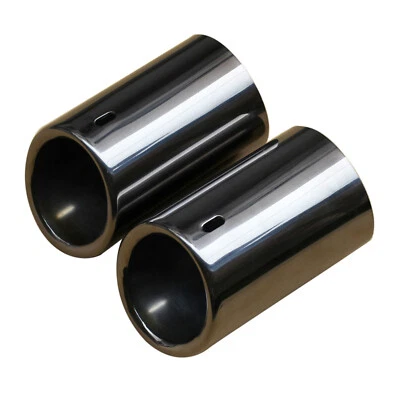 Chrome Exhaust Rear Muffler Tail Pipe Tip Fit for Audi Q3 2012-2017 Accessories (for: Audi)