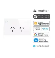 SmartSetup Matter Over Thread Outlet, Homekit, Google, Alexa, HomeAssistant