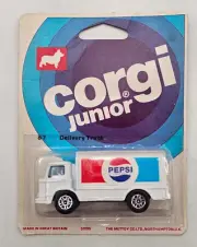Vintage Sealed 1976 Corgi Jr. Pepsi-Cola Delivery Truck