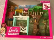 Barbie You Can Be Anything Animal Rescuer Doll Playset - Damaged Box See Desc