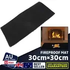 Camping Fire Pit Mat Flame Retardant Fireproof Blanket for Yard BBQ Hiking 30CM