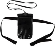 Amphibious Protect Waist waterproof Waist Bag, black for Men