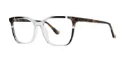 Kensie Fireworks Black Crystal Men's Glasses Clear Size 52 - Private Health Rebate - Blue Light Block Available