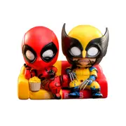 Deadpool & Wolverine Best Buds On Sofa Cosbaby Action Figure 10cm