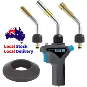 BLUEFIRE 3 Swirl Ultra Gas Welding Torch MAPP/PRO Metal Trigger Start Nozzle