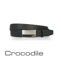 在飛比找momo購物網優惠-【Crocodile】鱷魚皮件 真皮扣式皮帶 0101-40
