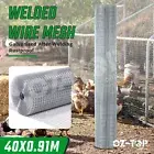 40 Metre Roll Welded Wire Mesh Animal Fence Garden Farm Chicken Coop Fencing
