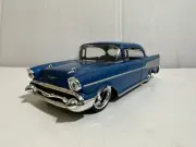 JADA BTM 1957 CHEVY BEL AIR BLUE 1:32 DIECAST CAR 5" PULL BACK NEW NO BOX