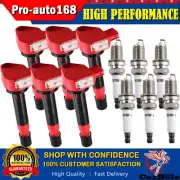 6Pack Ignition Coil & Iridium Spark Plug for 2003-2008 Honda Pilot V6 3.5L UF242 (for: Honda)