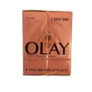 Oil of Olay Pink Soap Bars Vintage 1990 - 4.75 oz