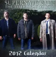 Supernatural 2012 Calendar NEW Jensen Ackles Jared Padalecki Jeffrey Dean Morgan
