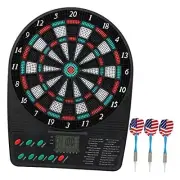 Electronic Dartboard, Electronic Dart Board Soft Tip Dartboard Set LCD Display