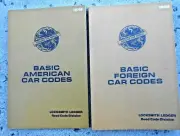 (2) NEW Locksmith Ledger Reed Basic American TB708 Foreign Car Codes 1985 TB709