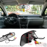 4.3" LCD Screen Car Rearview Mirror Monitor For Camera/DVD/VCD Player NTSC/PAL