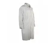 Cellucap 3302Ewsl Disp Lab Coat,Polypropylene,White,L,Pk25