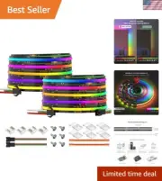 Ultra Bright 32.8FT Chasing RGB LED Strip - Addressable WS2811 IC Technology