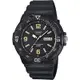 CASIO 卡西歐 DIVER LOOK 潛水運動風手錶 送禮推薦-黑/47.9mm MRW-200H-1B3VDF