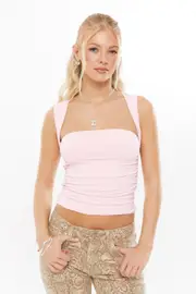 [Supré] Supré - Alora Ruched Top - Sherbet pink M SHERBET PINK