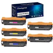 5PK CF380A CMY+BK Toner Cartridge For HP 312A Color LaserJet Pro MFP M476dn