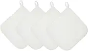 FOMIYES 4Pcs Soft Absorbent Washcloths Gentle Face Towels for Newborns Multi Purpose Bath Towels Safe for Sensitive Skin for Daily Use