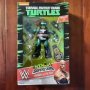 Teenage Mutant Ninja Turtles TMNT Ninja Super Stars RAPHAEL as THE ROCK TMNT WWE