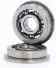 ACAECMGGFP 10PCS MF93 Flange Bearing 3x9x2.5 mm ABEC 3 Miniature Flanged Non Standard Deep Groove Open Bearings 93 Bicycle bearings