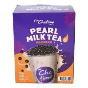Chatime Pearl Milk Tea Instant Drink Flavorful Ready to Eat 4 Servings 280g NEW