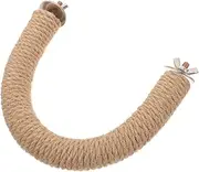 Toyvian Bird Jute Rope Perch Swing Durable Standing for Parrots Birds Climbing Rope for Cages for Activity Playtime