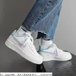 NIKE AIR FORCE 1 LV8 GS 白粉藍 雙勾 空軍一號 板鞋 休閒鞋 CW1574-100