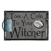 Netflix The Witcher Toss a Coin Themed Front Door Entrance Doormat