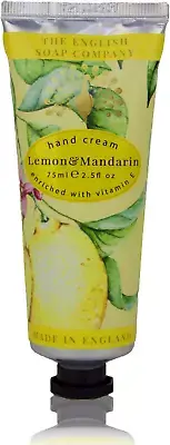 Hand Cream, Citrus Hand Cream, Moisturising Hand Cream for Men and Women, Lemon