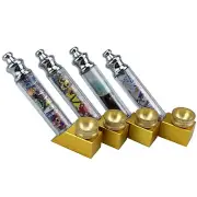 Creative Sticker Brass Pipe Portable Detachable Metal Pipe Tobacco Pipe