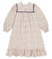 [The New Society] The New Society Seraphina floral corduroy dress Y 8 multicoloured
