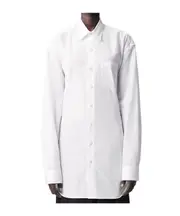 Ann Demeulemeester Dete Long Pocket Shirt IT40,IT42 White