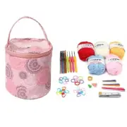 58Pcs Crochet Hooks Set with Case, Knitting Accessories for Making Bag Hat