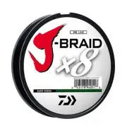 Daiwa JB8U65-150DG J-Braid X8 8 Strand Braided Line, 65Lb 150M Dark