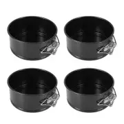 4-Inch Mini Springform Pan Set - 4 Piece Small Nonstick Cheesecake Pan For Mini Cheesecakes, Pizzas