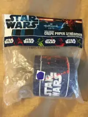 STAR WARS CREPE PAPER STREAMER 2012 2.5" X 10 YARDS HALLMARK