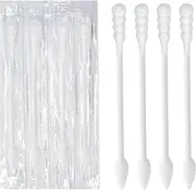 Individually Wrapped Cotton Swabs,Travel Cotton Swabs,Cotton Stick,Pointed Cotton Swab,Spiral Cotton Swabs,Individually Wrapped Double Tipped Cotton Swabs,for The Ear,Makeup,Clean（200 Count）