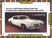 METAL SIGN - 1970 Pontiac Tempest Hard Top