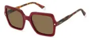 Occhiali da sole POLAROID polarizzati PLD4165/S/X 55-21 LHF SP Burgundy