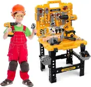 Kids Tool Set Toys for Toddlers Tool Set Kids Workbench Power Tools Workshop ...