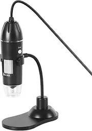 Adjustable 1000X/1600X USB Digital Microscope Camera 3 in 1 Electron Microscope with 8 Light Zoom Magnifying Glass FANDIAO