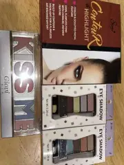 BULK 4 Piece Makeup Variety Sets Of Eyeshadow And Contour And Highlight Bronzer